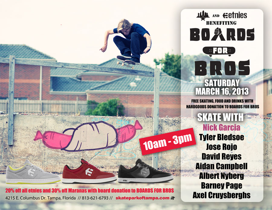 etnies and Boards for Bros are hooking it up